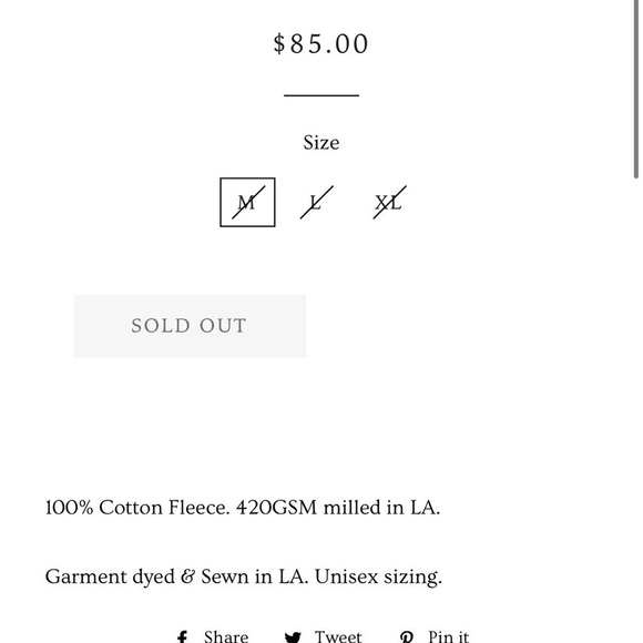 Less is More sweats SET XL sweatshirt sweatpants LessisMore tan lounge embroider - Picture 16 of 16